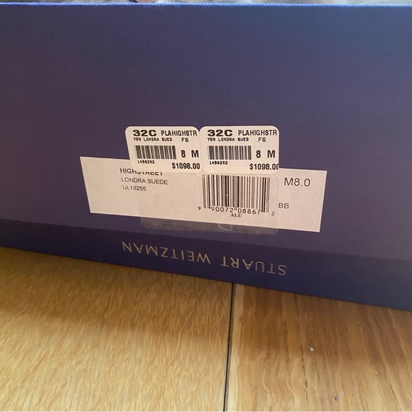 Grey Stuart Weiztman Suede Boots - Picture 3 of 5